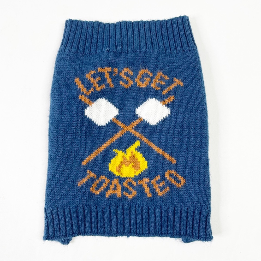 7”x10” Knit Let’s Get Toasted Small Dog Sweater